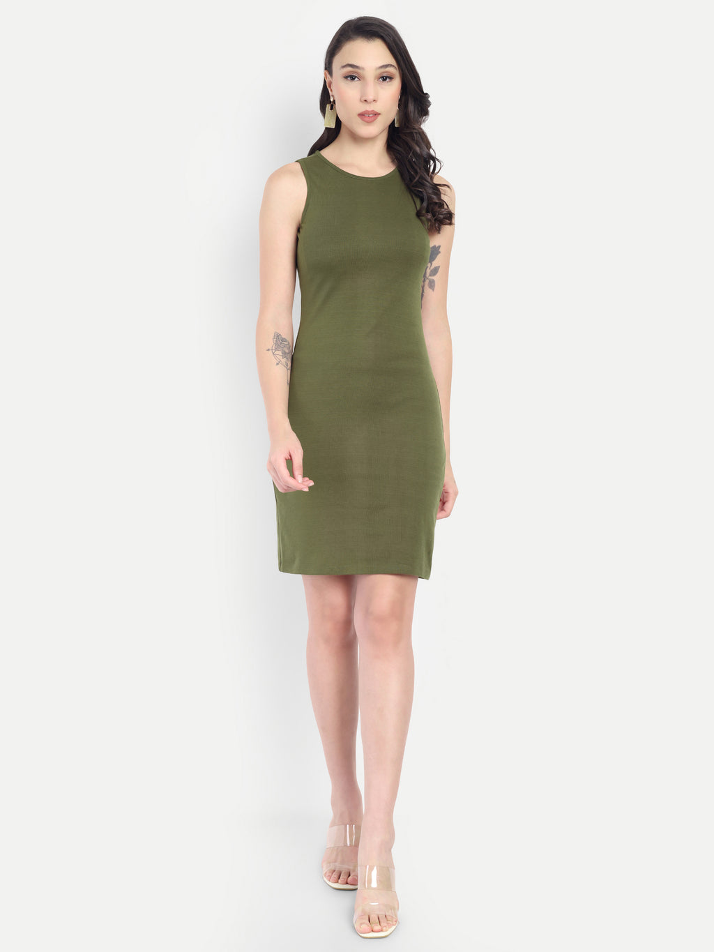 MIDI LENGTH LICE DRESS