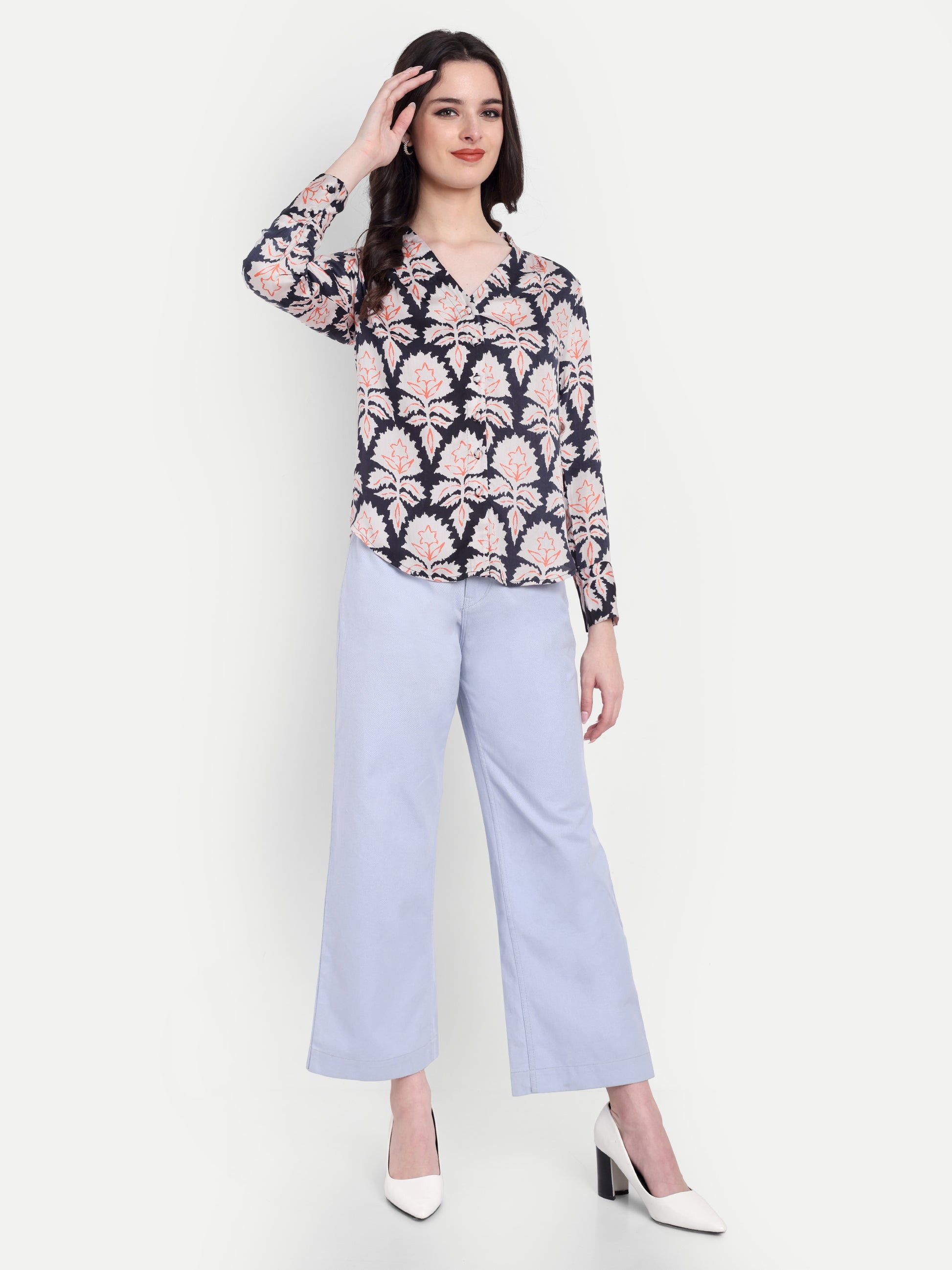 Women's Top  – |100% Pure Cotton | Lightweight Relaxed Fit Stylish Casual for Women