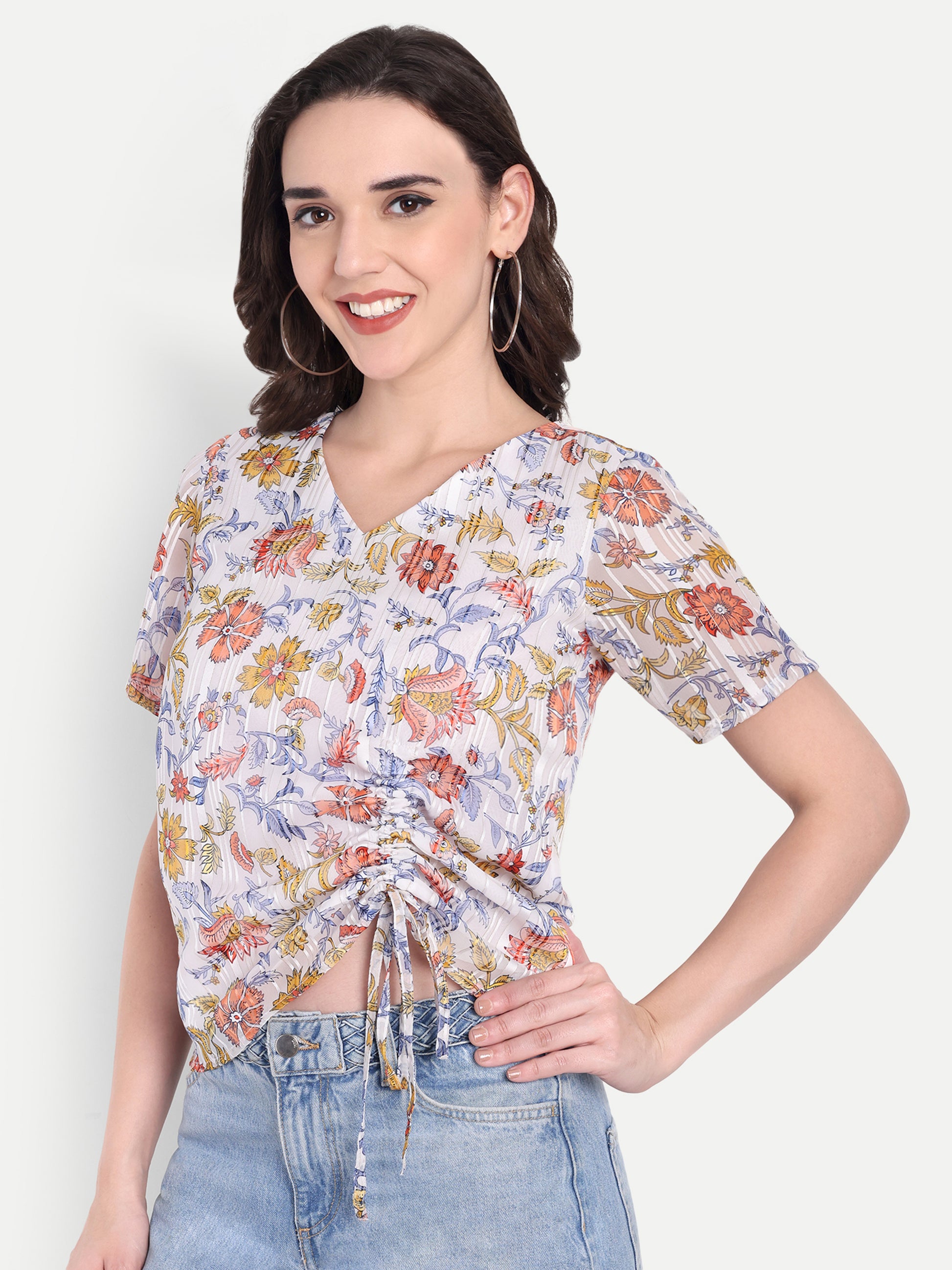 FairLeaf Women's Top with Button-Down High Neckline| Sleeveless Elegant Summer Tunic for Casual, & Office Wear