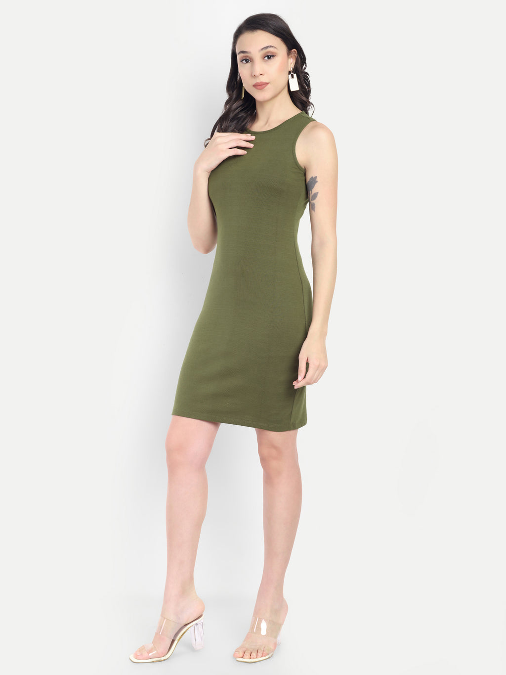 MIDI LENGTH LICE DRESS