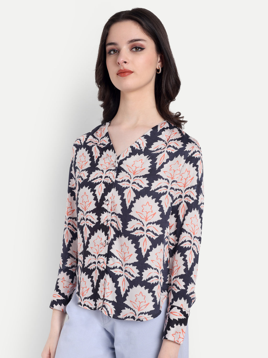 Women's Top  – |100% Pure Cotton | Lightweight Relaxed Fit Stylish Casual for Women