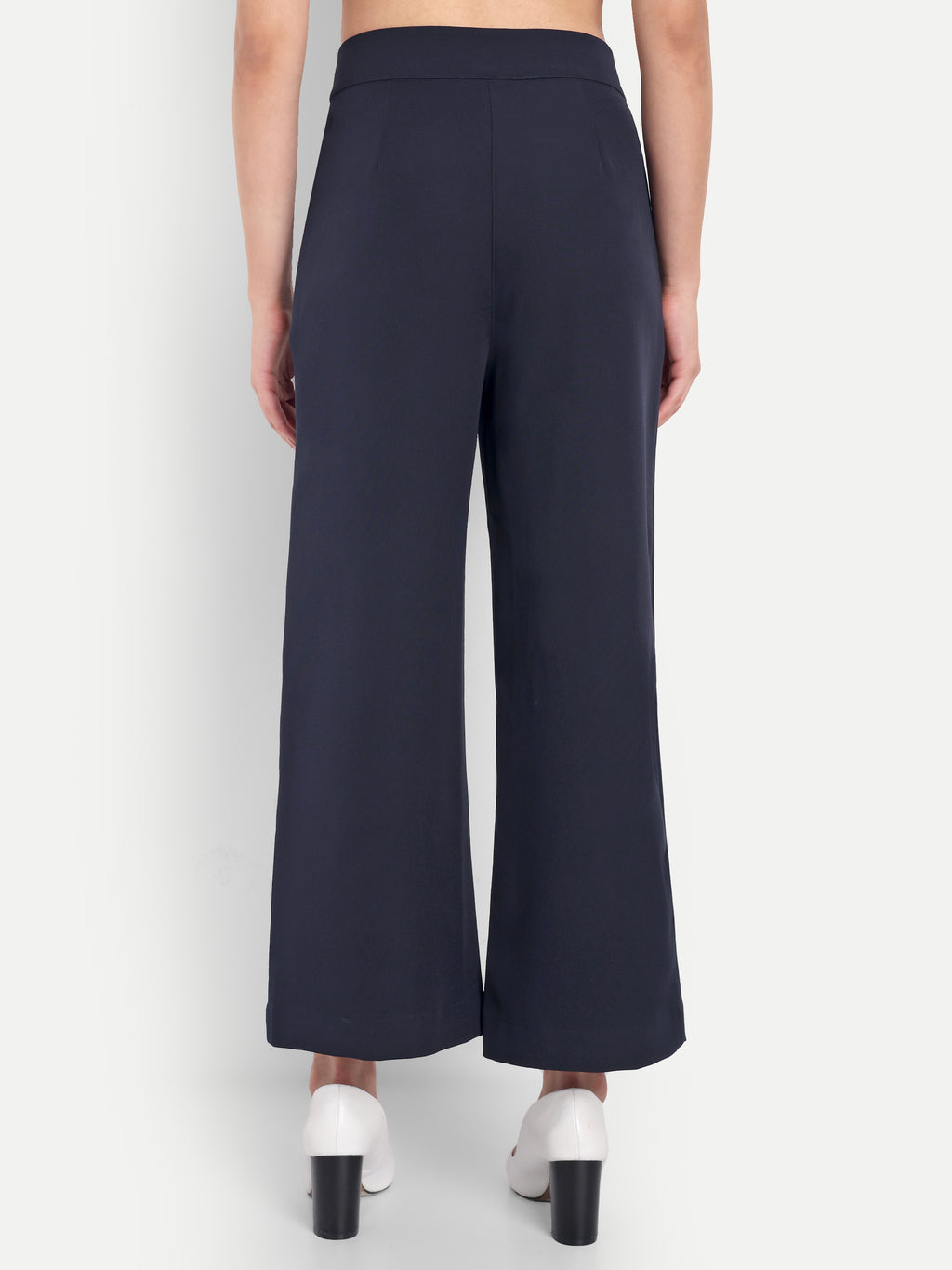 Women's Wide-Leg Trousers – High Waist | Formal & Casual Wear | Comfort Fit