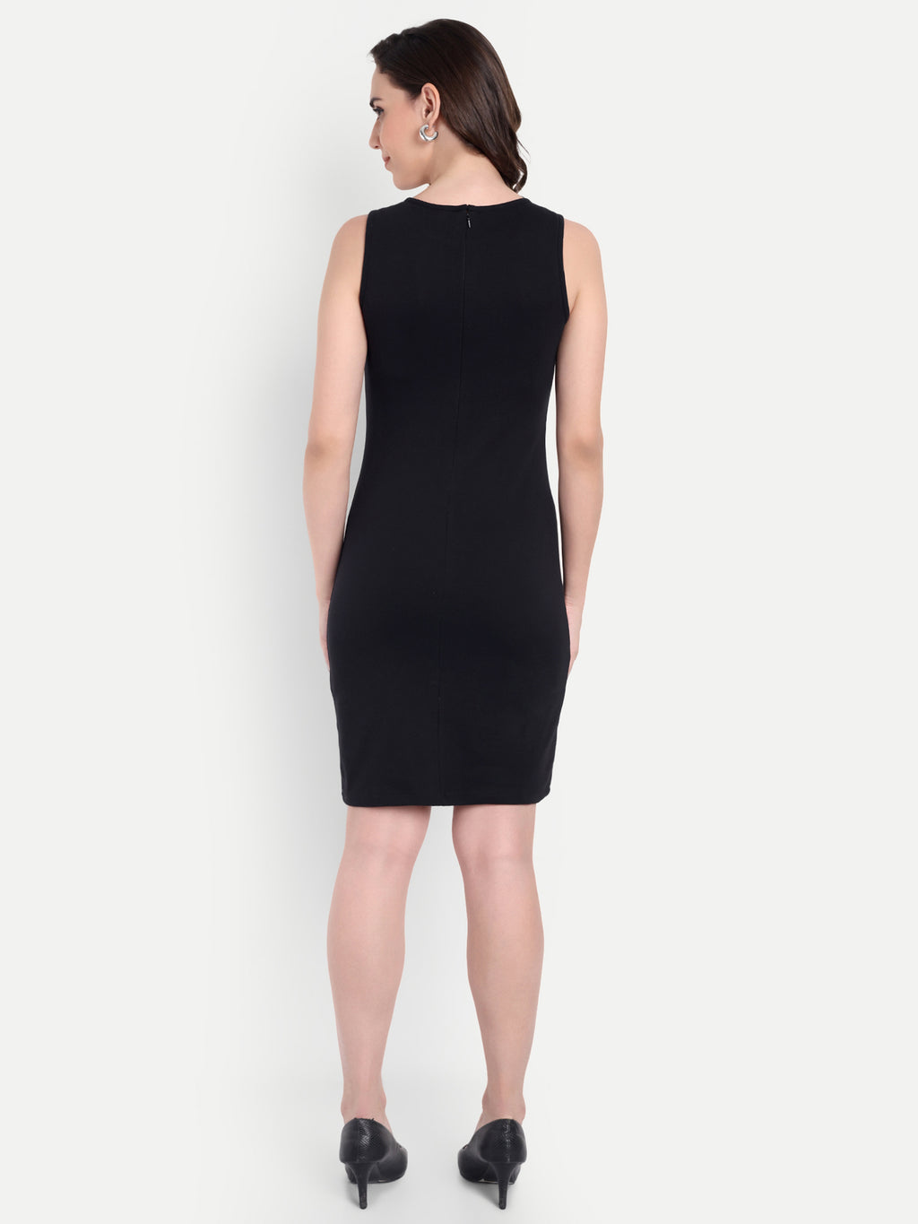 MIDI LENGTH BLACK DRESS