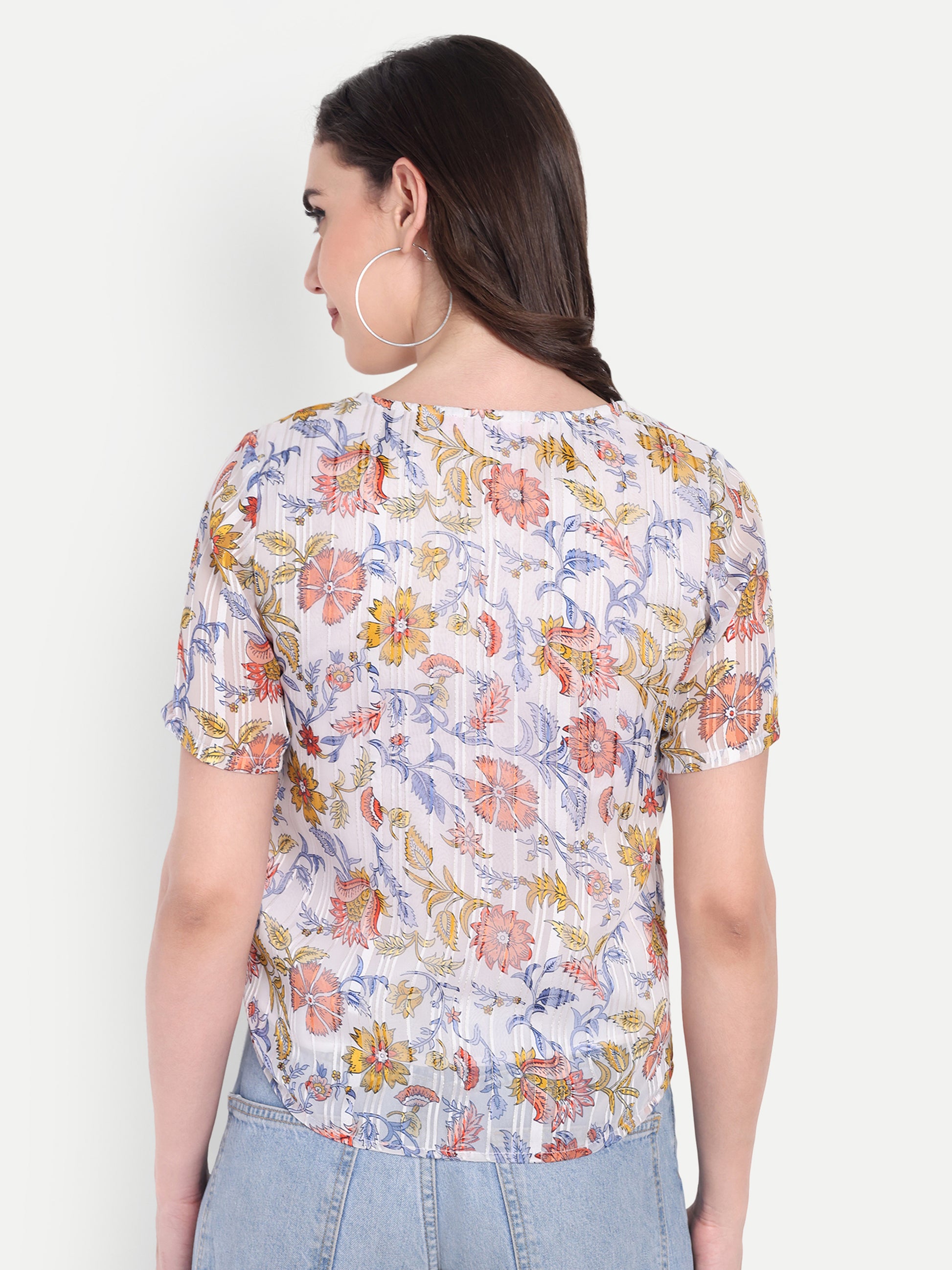 FairLeaf Women's Top with Button-Down High Neckline| Sleeveless Elegant Summer Tunic for Casual, & Office Wear