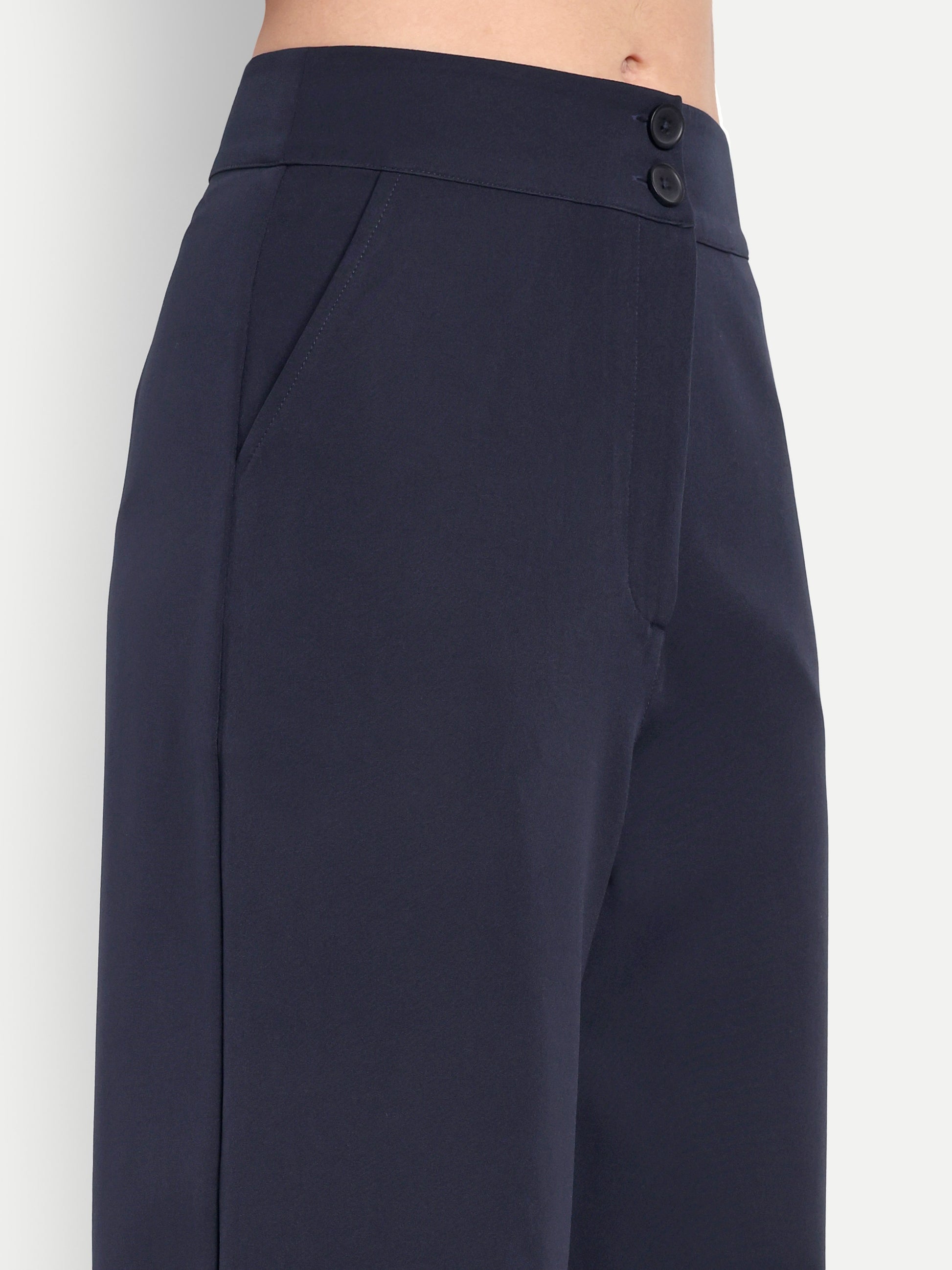 Women's Wide-Leg Trousers – High Waist | Formal & Casual Wear | Comfort Fit