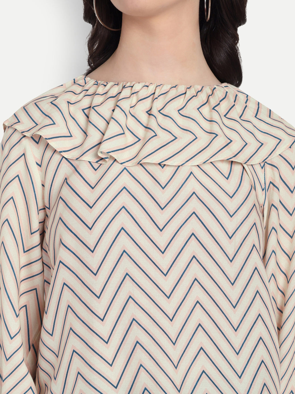 FairLeaf Women's Collar Top – |100% Pure Cotton|Lightweight Relaxed  – Stylish Casual Summer Western Wear for Women