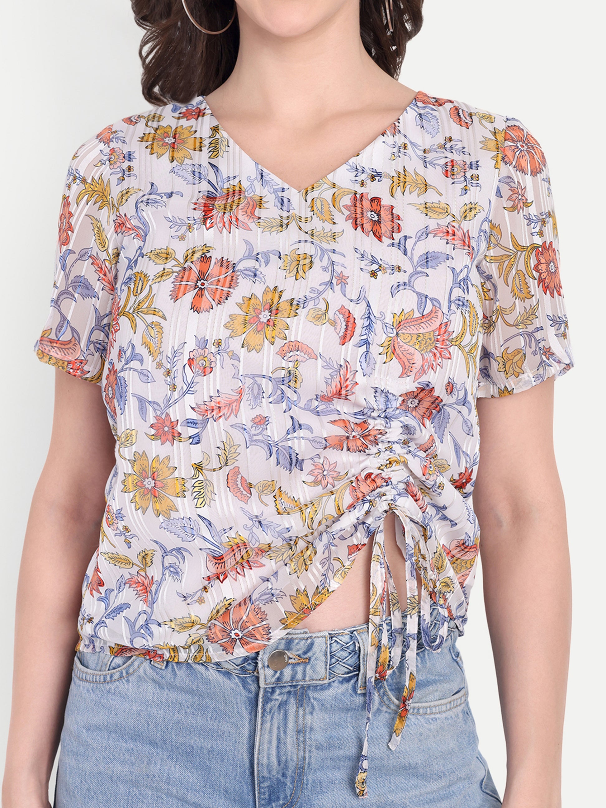 FairLeaf Women's Top with Button-Down High Neckline| Sleeveless Elegant Summer Tunic for Casual, & Office Wear