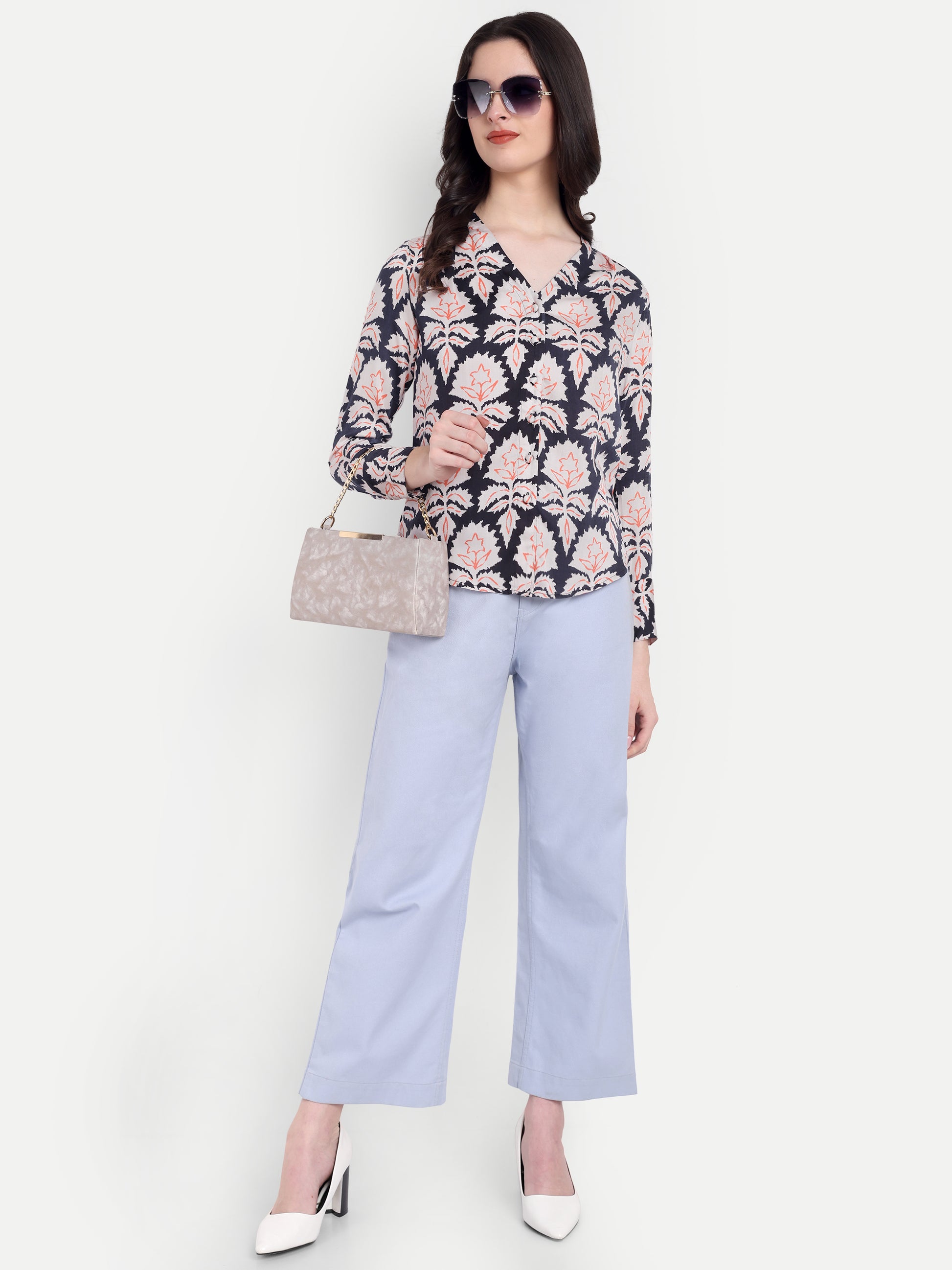 Women's Top  – |100% Pure Cotton | Lightweight Relaxed Fit Stylish Casual for Women