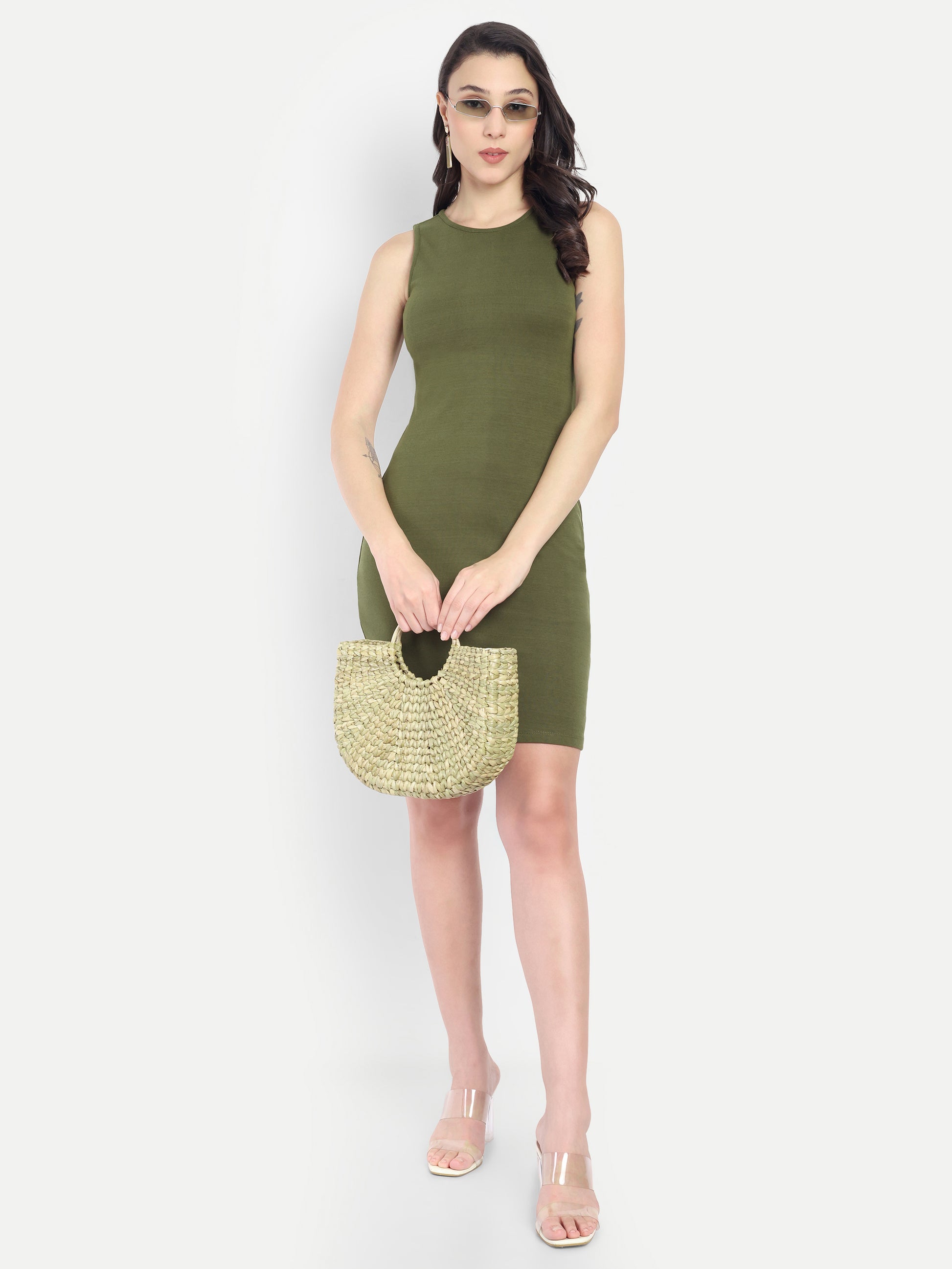 MIDI LENGTH LICE DRESS