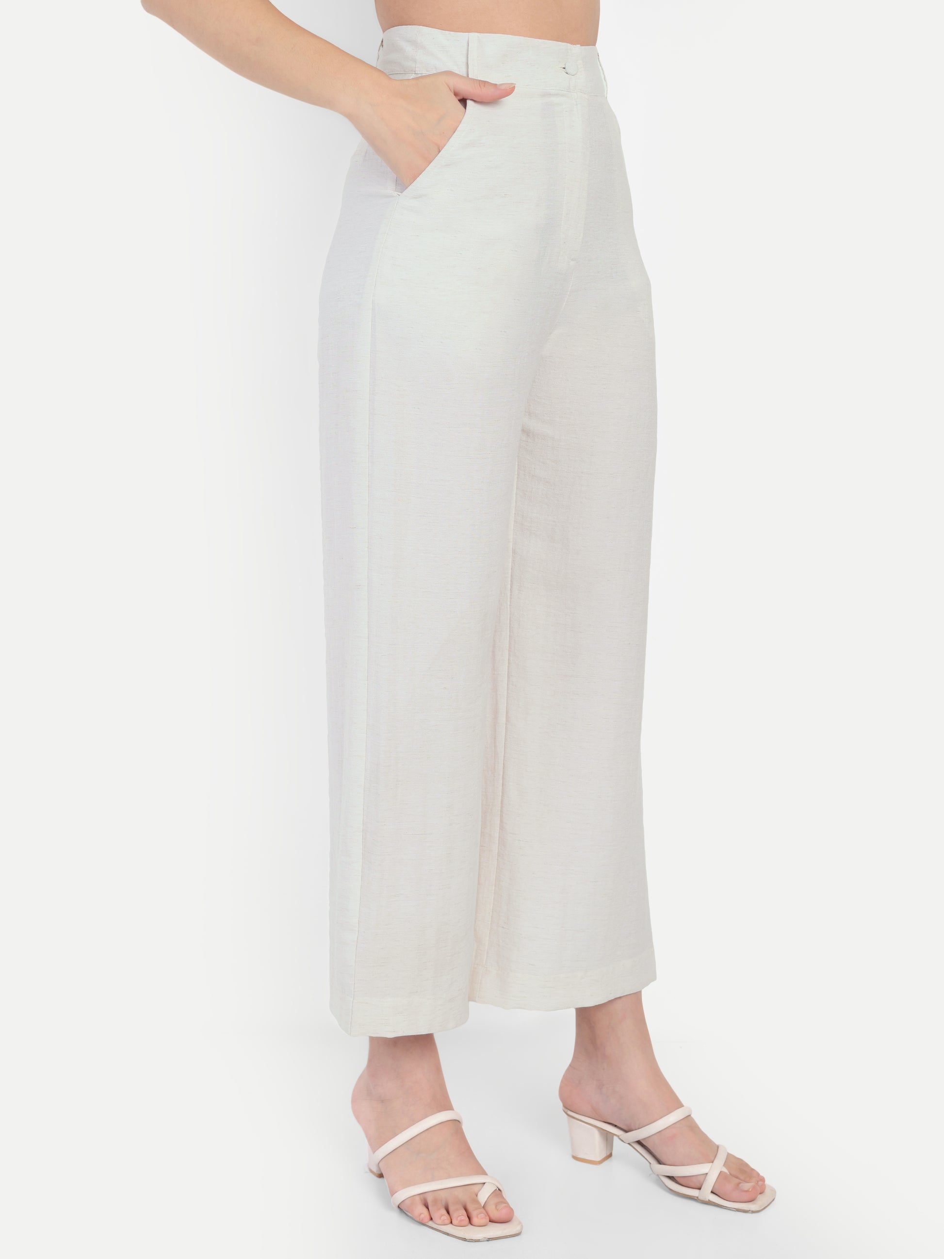 FairLeaf Women's V-Neck Sleeveless White Waist Top – |100% Pure Cotton| Light weight Relaxed Fit with Abstract Paisley Print – Stylish Casual Summer Western Wear for Women